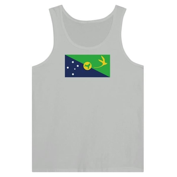 Christmas Island Flag Tank Top i Grå Grå XXL