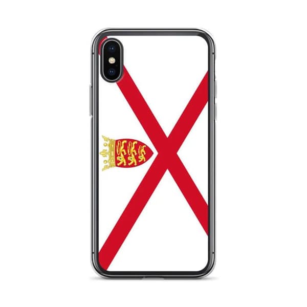 Coque Telefon Flagga Jersey - iPhone X Flerfärgad