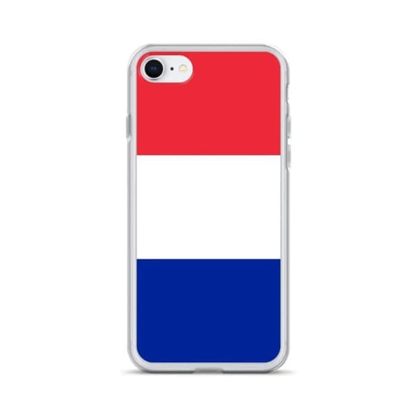 Coque Telefon Flag Frankrig - iPhone 8 Flerfärgad