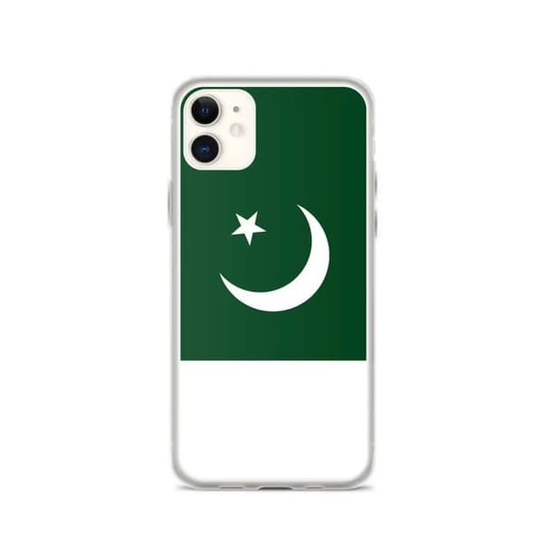 Coque - PIXELFORMA - iPhone 11 - Drapeau du Pakistan - Beskyttelse i fuld længde - Fleksibel Grön