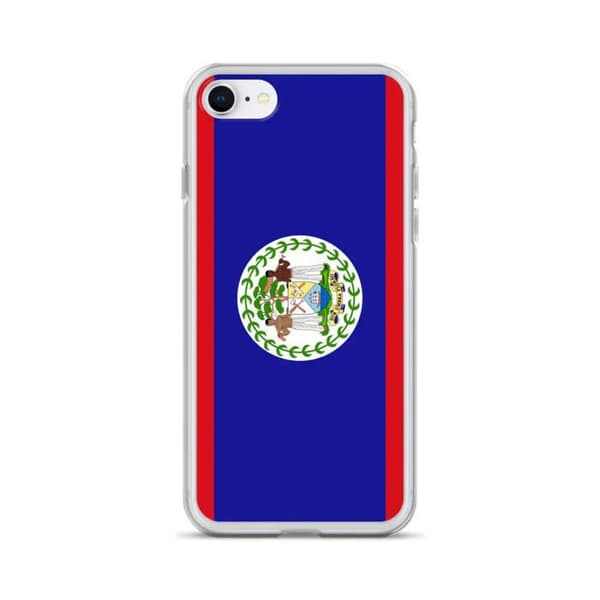 Coque Telefon Flag Belize - iPhone 7 Plus Flerfärgad
