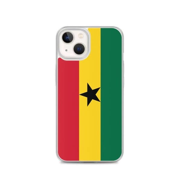 Coque - PIXELFORMA - iPhone 13 - Drapeau du Ghana - Mjuk - Heltäckande skydd Ghanas flagga