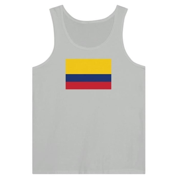 Colombia Flag Tank Top i Grå Grå M