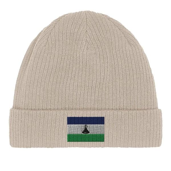 Bonnet Flag Lesotho i Beige Beige
