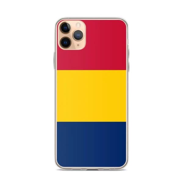 Mobilskal Flagga Tchad - iPhone 11 Pro Max Flerfärgad