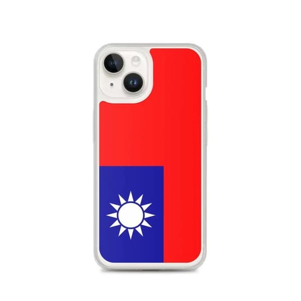 Coque til iPhone 14 - Taiwan - Tyndt og let design - Blødt silikone - Glat