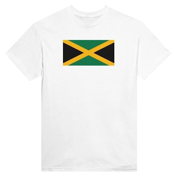 Jamaica Flag T-shirt i hvid farve Vit M