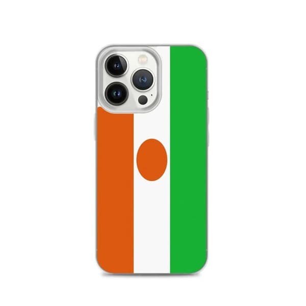 iPhone-cover - Niger-flag - iPhone 13 Pro - Blødt silikone - Let design - Maksimal beskyttelse Grön gul