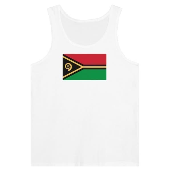 Vanuatu Flag Tank Top i Vit Vit M