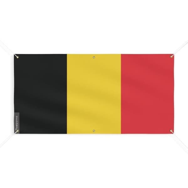 Belgian lippu 6 silmukkaa 60x120cm polyesteriä