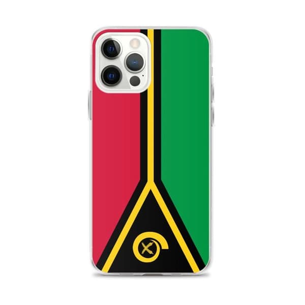 Coque Telefon Flag Vanuatu - iPhone 12 Pro Max Flerfärgad
