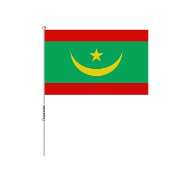 Lots Mini Flag of Mauretania official i 50 stycken 20x30cm