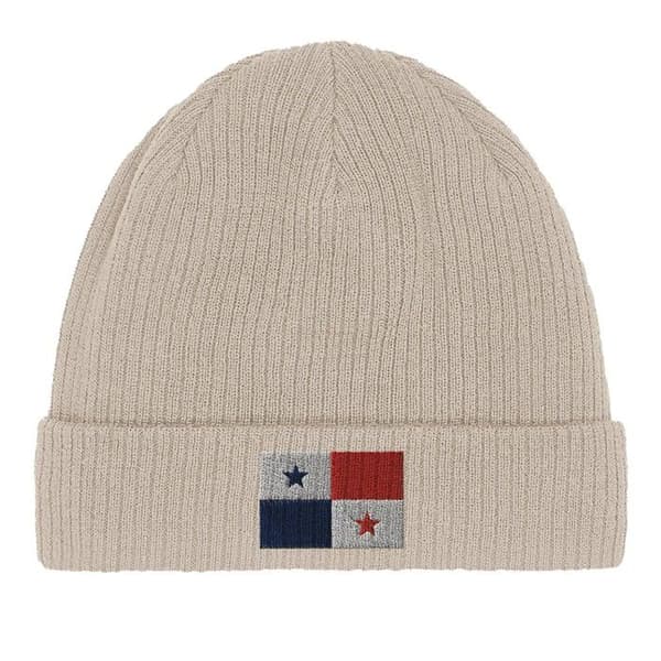 Bonnet Drapeau Panama i Beige Beige