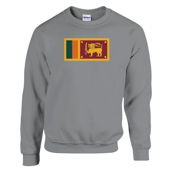 Huppari - PIXELFORMA - Sri Lankan lippu - Harmaa - Pitkät hihat - Mixed Grå M
