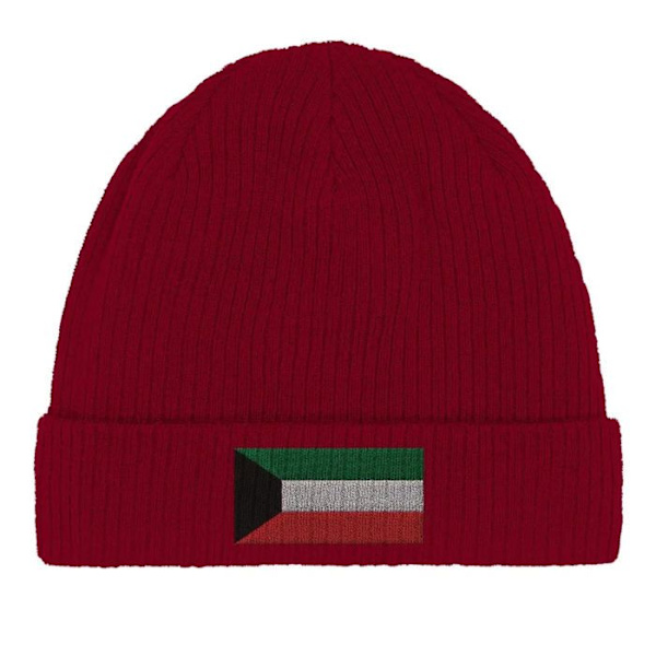 Bonnet Drapeau Kuweit i Röd Röd
