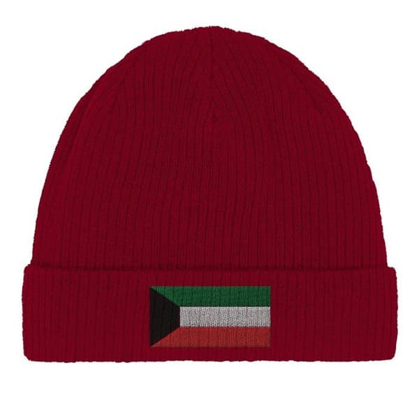 Hætteflag Kuwait i Rød Röd