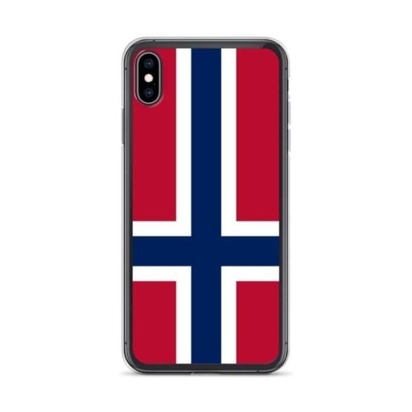 iPhonefodral Flagga av Svalbard och Jan Mayen officiella iPhone XS Max