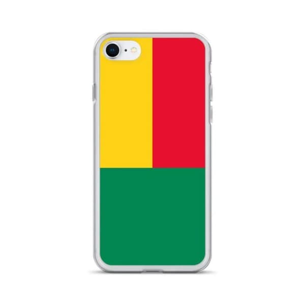 Cover til iPhone - PIXELFORMA - iPhone 6 - Benin Flag - Blødt silikone - Let design Grön, gul, röd