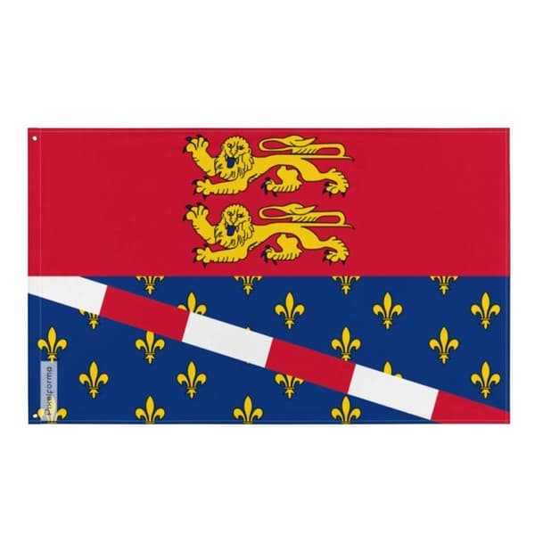 Drapeau Eure 90 x 150 cm Flerfärgad