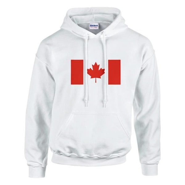 Canada Flag -huppari valkoinen Vit XXXL