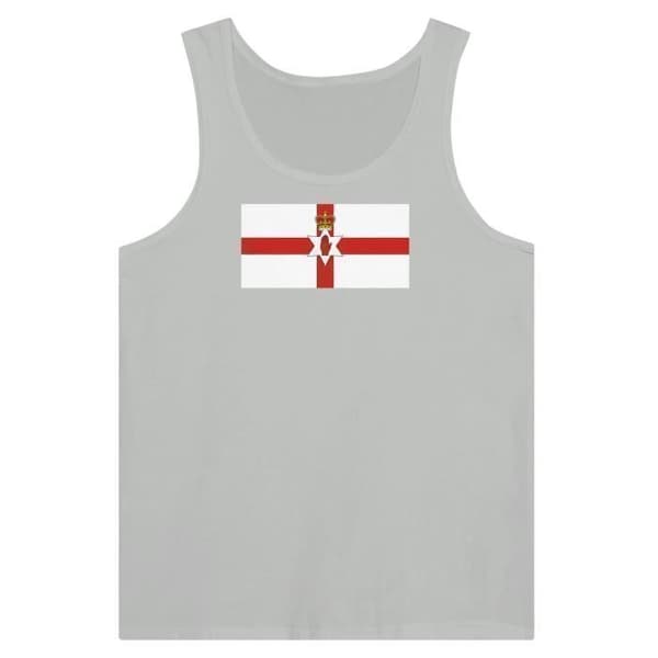 Linne - Ej specificerat - Nordirlands flagga - 100% bomull - Slim fit - Blandat Grå jag