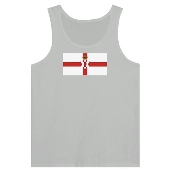 Northern Ireland Flag Tank Top i Grå Grå S