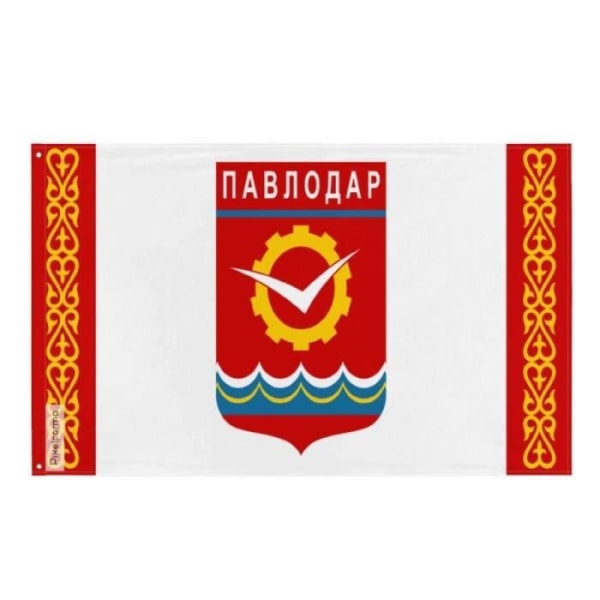 Pavlodar flagga 160x240cm i polyester