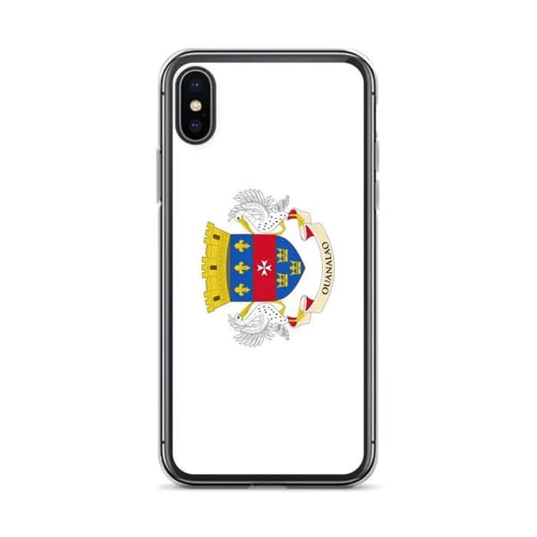 Coque Telefon Flag Saint-Barthélemy - iPhone X Flerfärgad