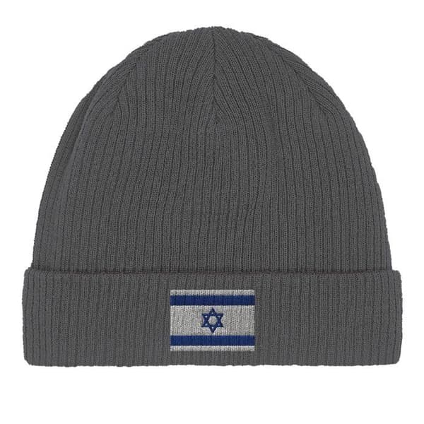 Israelin lippu hattu harmaa Grå