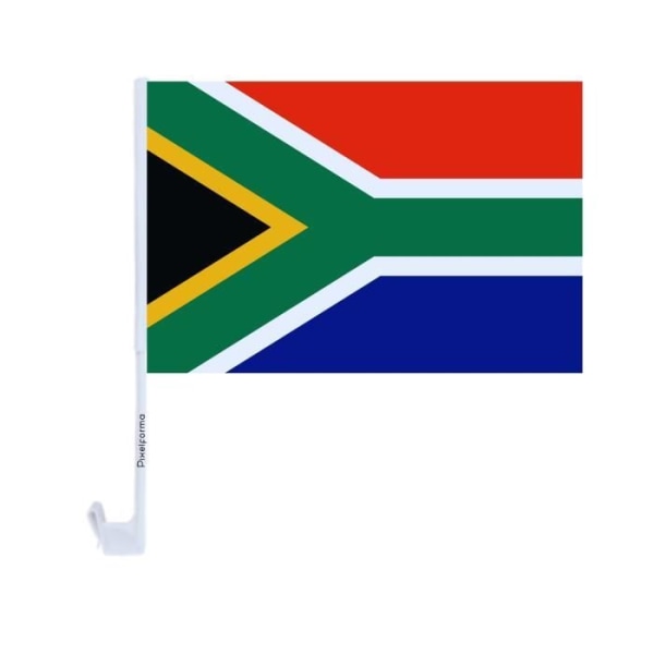 Sydafrika bilflagga i polyester 14x21cm 10 st