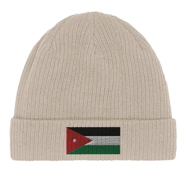 Jordanian Flag Cap in Beige Beige
