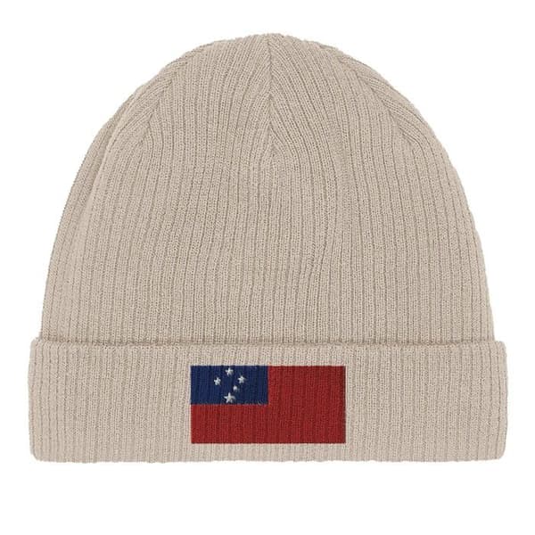Bonnet lippu Samoa vaaleassa Beige