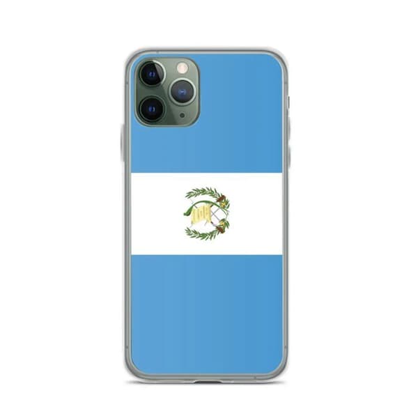 Coque iPhone - Guatemala - Drapeau - Souple - Multicolore - Compatible iPhone 11 Pro Flerfärgad