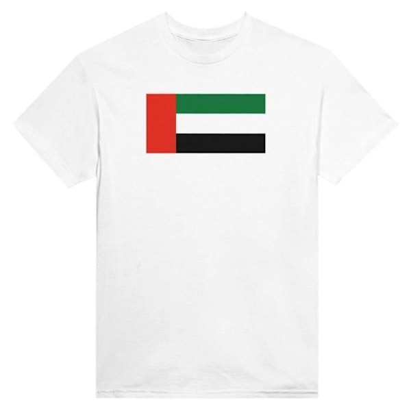 Forenede Arabiske Emirater Flag T-shirt i hvid farve Vit XL