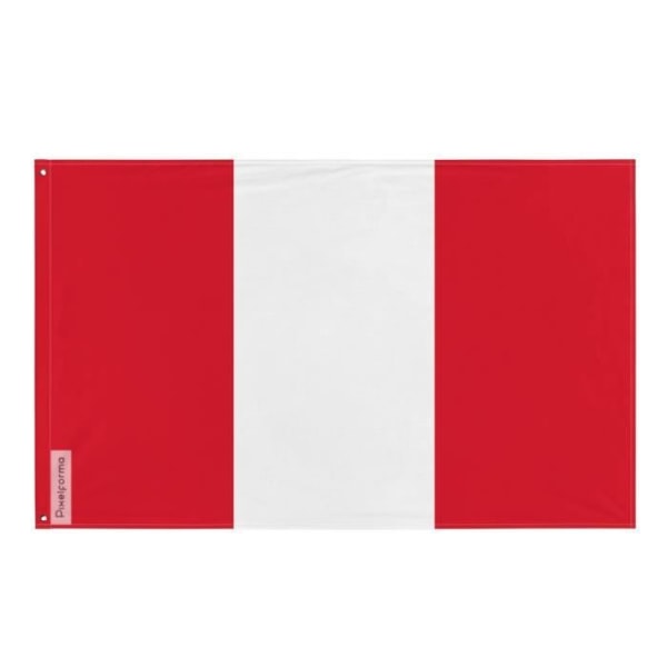 Peru flagga 120x180cm i polyester