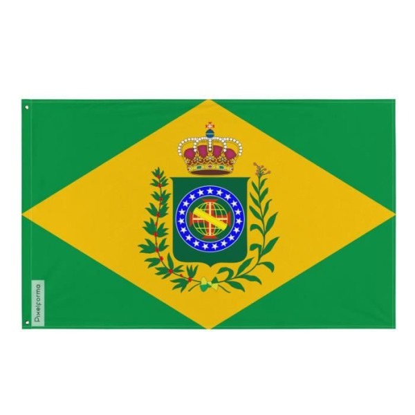 Personligt flag for prinserne af Det Forenede Kongerige Portugal, Brasilien og Algarves 90x150cm i polyester