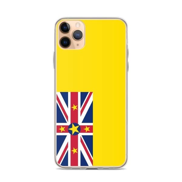 Coque Telefon Flag Niue - iPhone 11 Pro Max Flerfärgad
