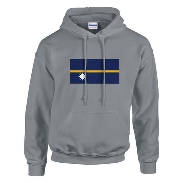 Huppari - PIXELFORMA - Naurun lippu - Harmaa - Pitkät hihat - Unisex Grå XL