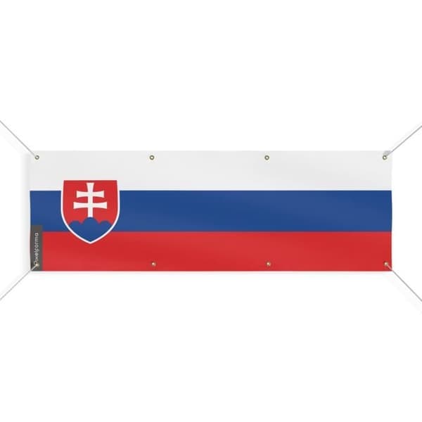 Slovakian lippubanneri 8 silmukkaa 60x180 cm