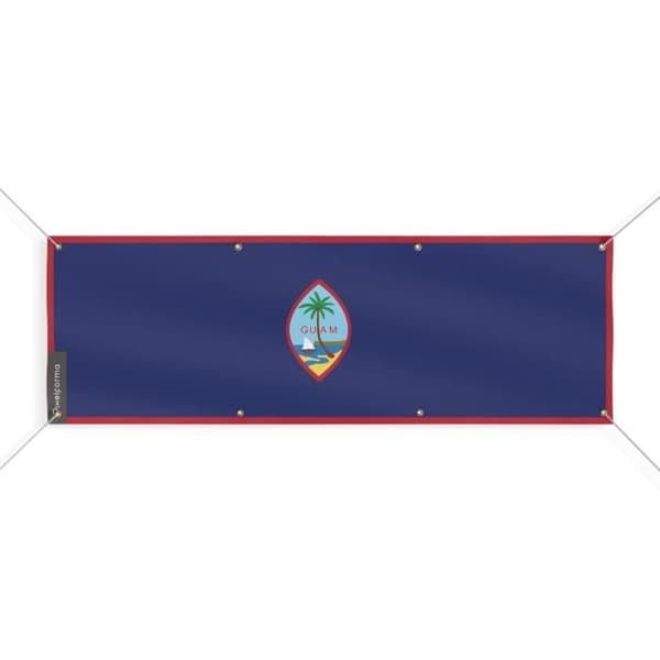 Guamin lippubanneri 8 silmukkaa 110x330 cm