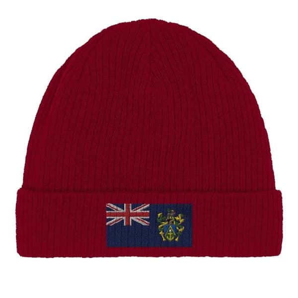 Bonnet Drapeau Pitcairnöarna i Röd Röd