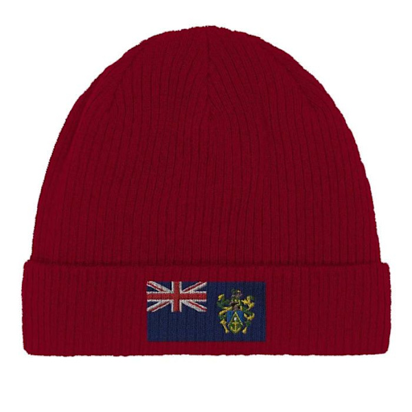 Bonnets Flag Pitcairn-øerne i Rød Röd