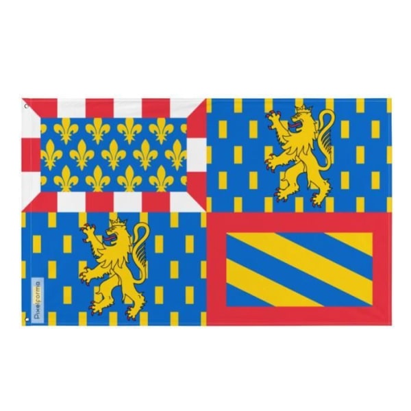 Bourgogne-Franche-Comté flag 128x192cm i polyester