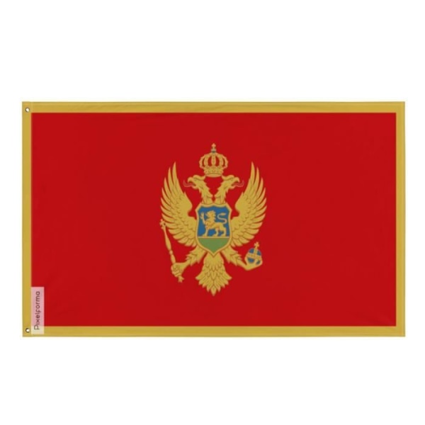 Montenegro flag 90x150cm i polyester