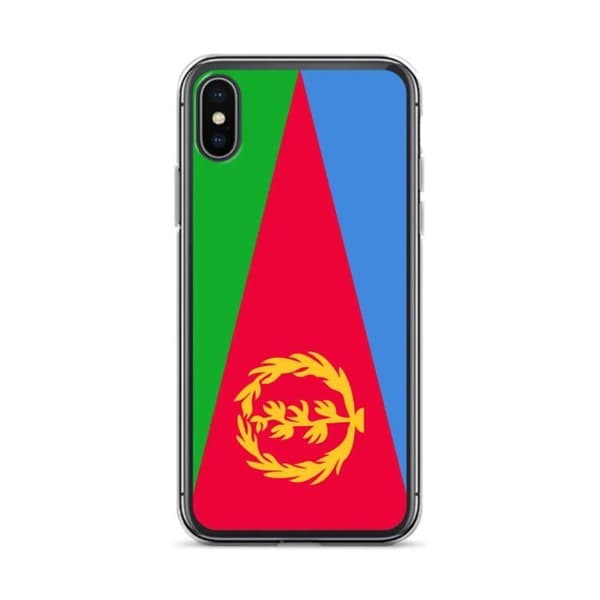 Coque til iPhone - PIXELFORMA - iPhone X - Eritreans flag - Blød silicone - Tyndt design Flerfärgad