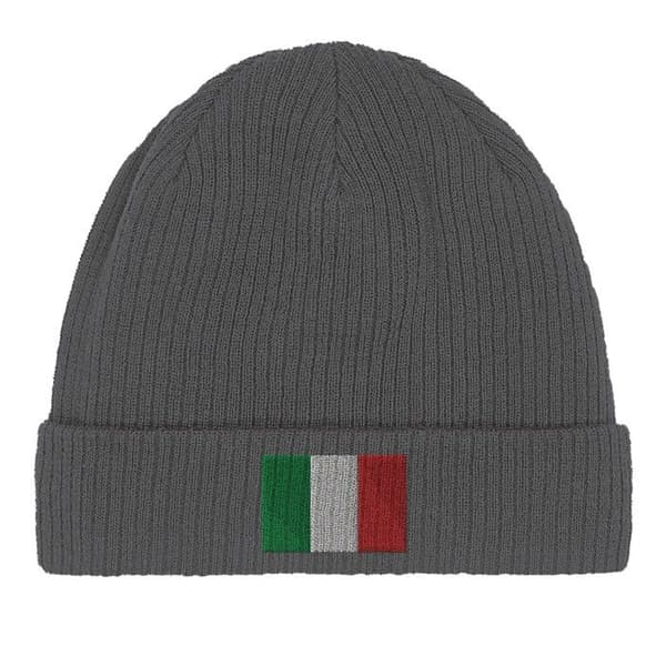 Huer - Flag Italien - Grå - 100% bomuld - Fast størrelse - Enkel design Grå