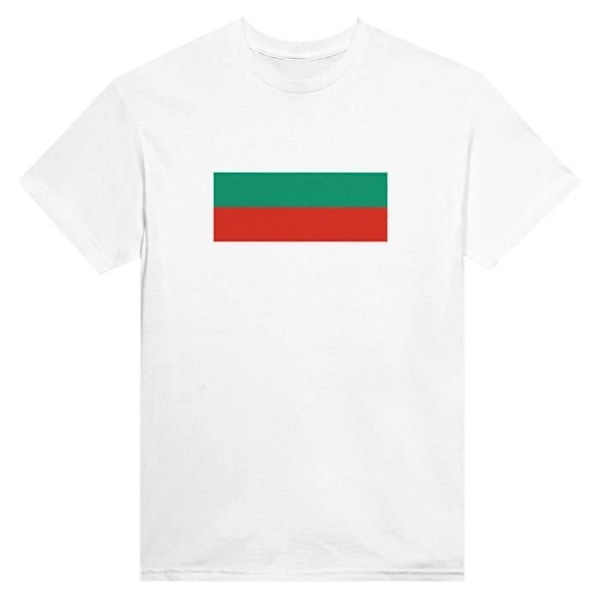 Bulgariens flag T-shirt i hvid farve Vit jag