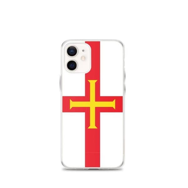 Mobilskal Guernsey Flagga - iPhone 12 mini Flerfärgad
