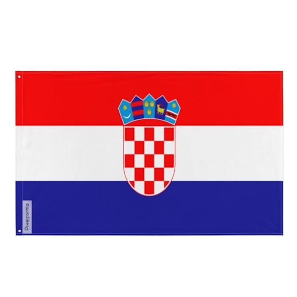 Kroatian lippu 90x150cm polyesteriä