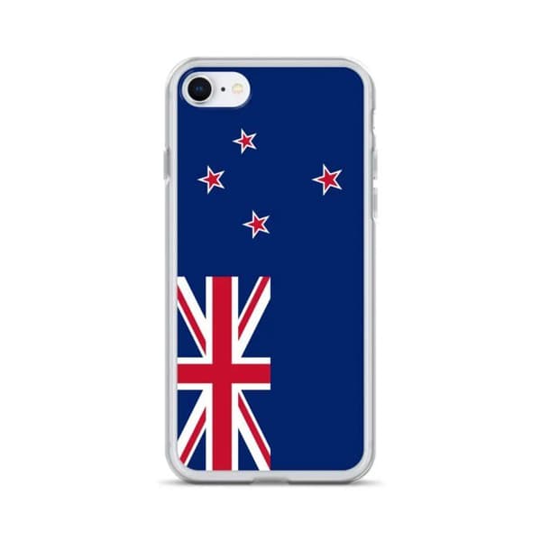 Mobilskal Nya Zeeland Flagga - iPhone 8 Plus Flerfärgad